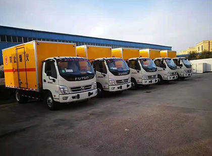 舟曲爆破器材运输车